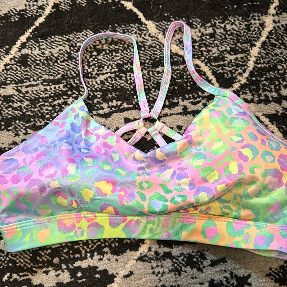 Neon Cheetah Sports Bra